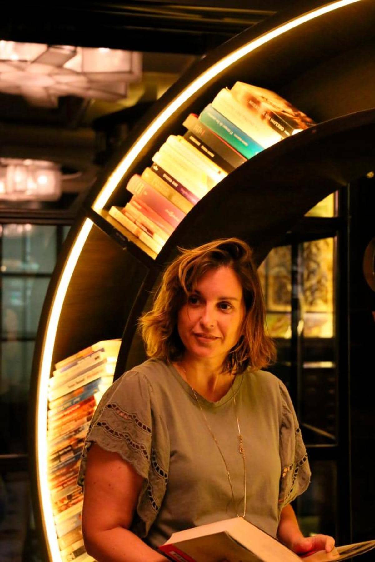 La escritora y periodista salmantina Lidia Herbada, autora de ‘Tiempo de tinta y ceniza’.