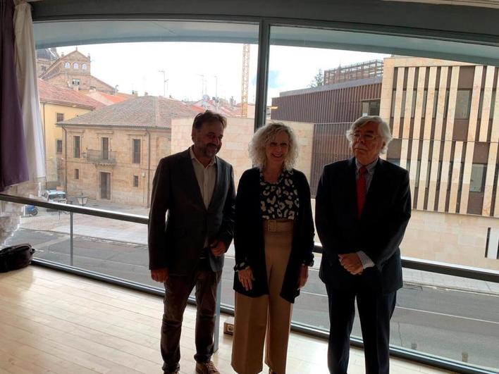 Fernando Castaño, Celia Aramburu y Román Álvarez