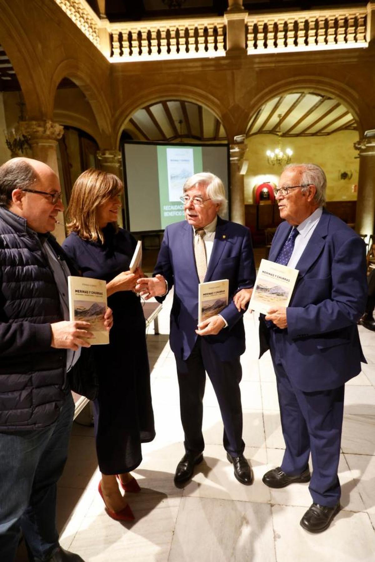 Manuel Muiños, Isabel Bernardo, Román Álvarez y Pedro Méndez