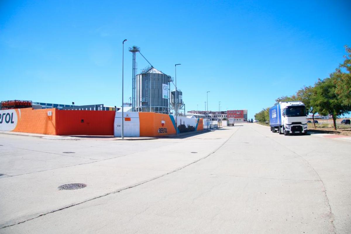 La zona de la futura ubicación de la nueva empresa farmacéutica  en el polígono de Castellanos de Moriscos, frente la N-620.