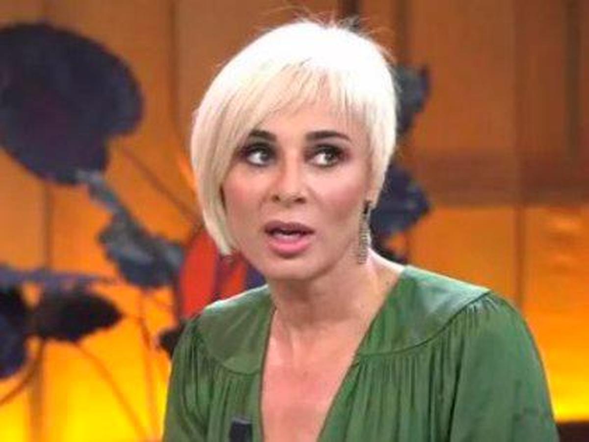 Ana María Aldón en televisión.