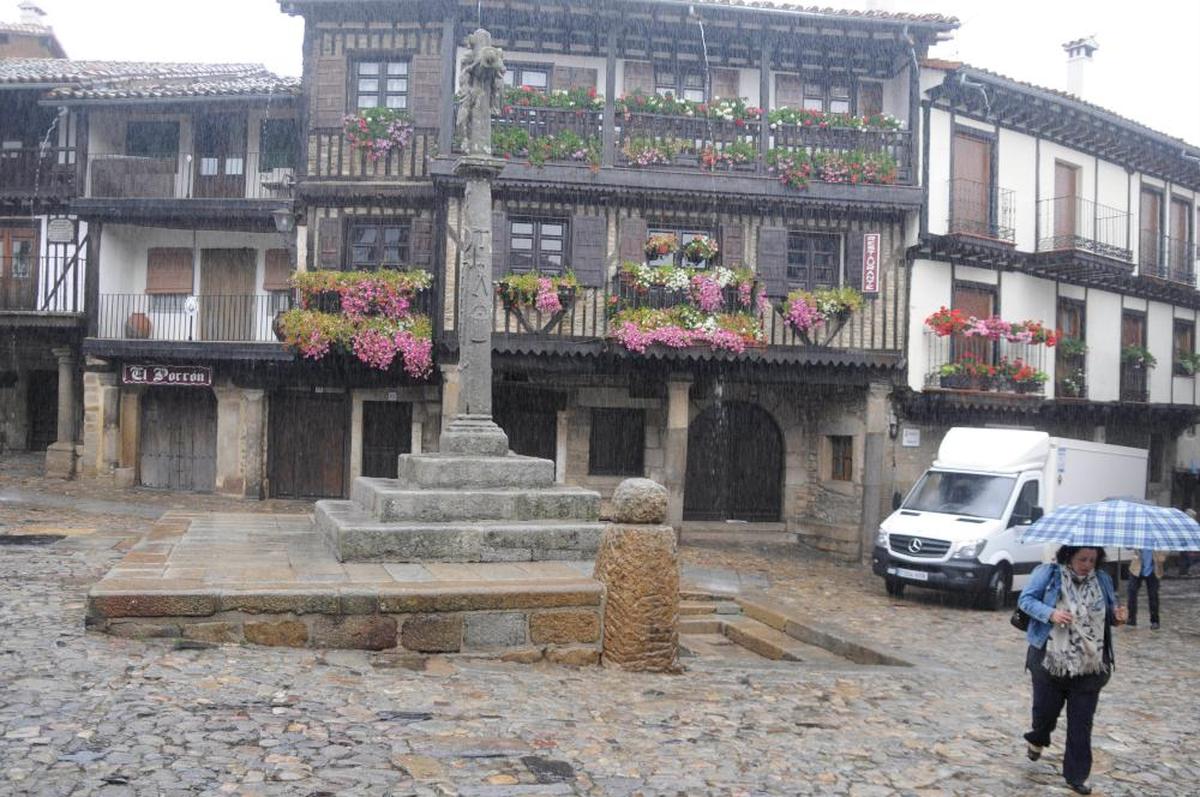 La Plaza Mayor de La Alberca.