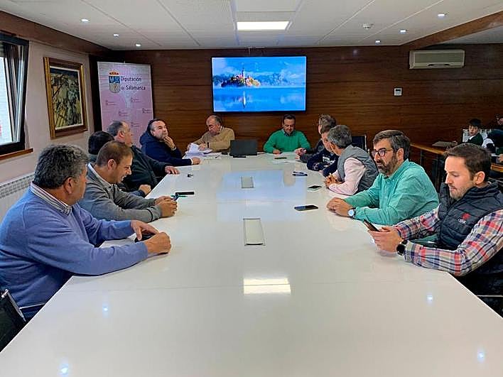 Mesa de cereal en la Lonja de Salamanca