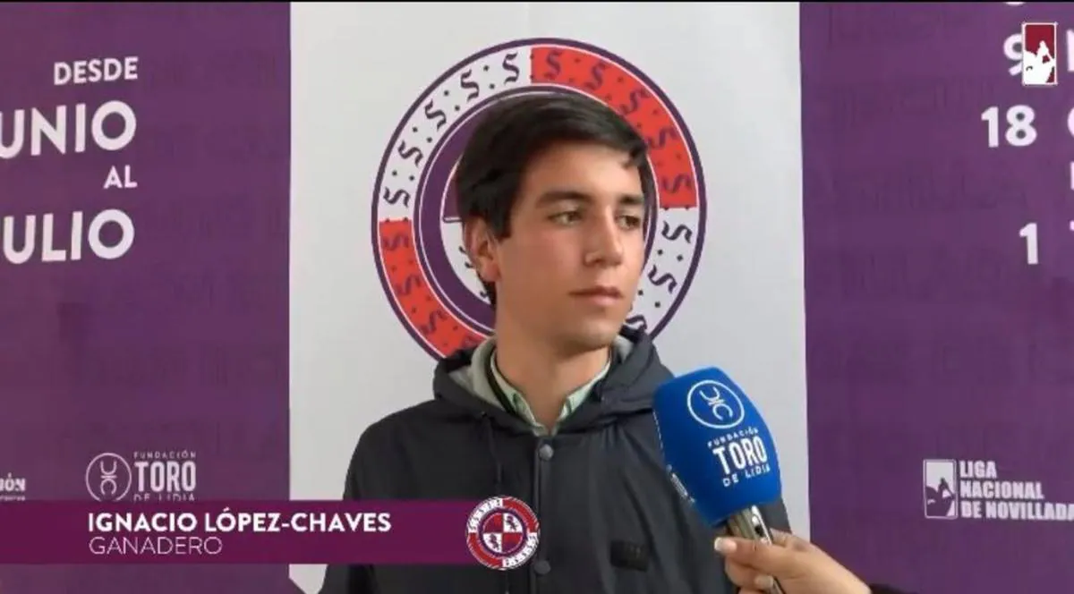 El joven ganadero salmantino Ignacio López Chaves