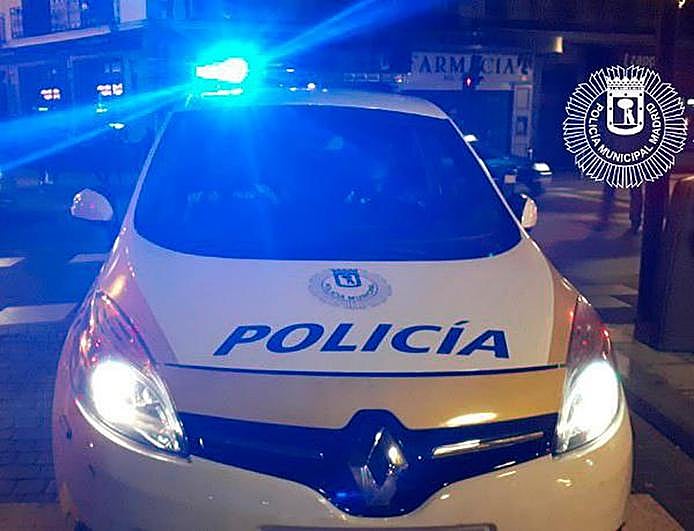 Un vehículo de la Policía local de Madrid