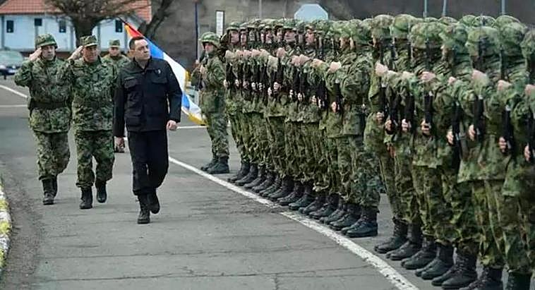 Ejército de Serbia en una imagen de archivo