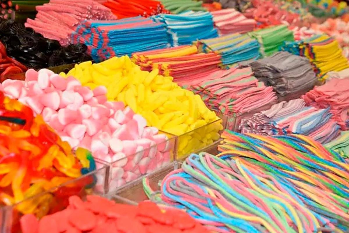 Golosinas en una tienda