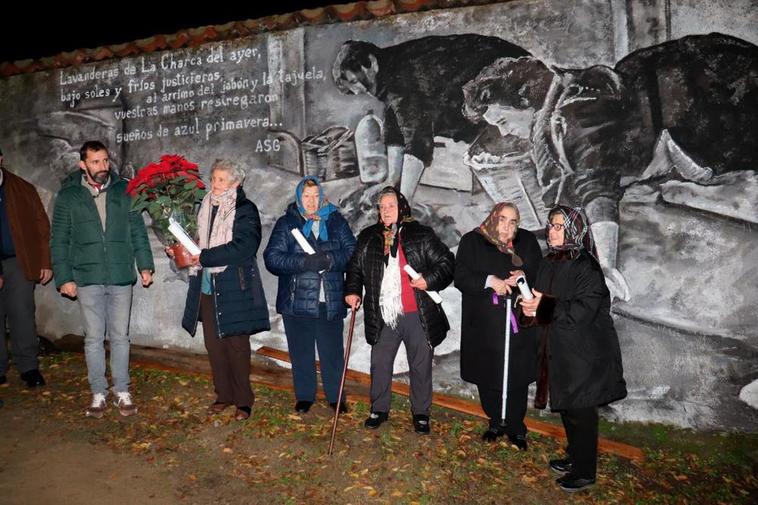 Ascensión, Luisa, Victoria, Felisa e Isabel, las cinco históricas lavanderas de Puerto de Béjar