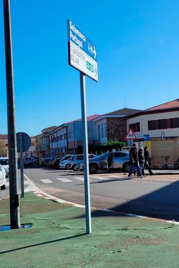 Avenida de Béjar de Ciudad Rodrigo.