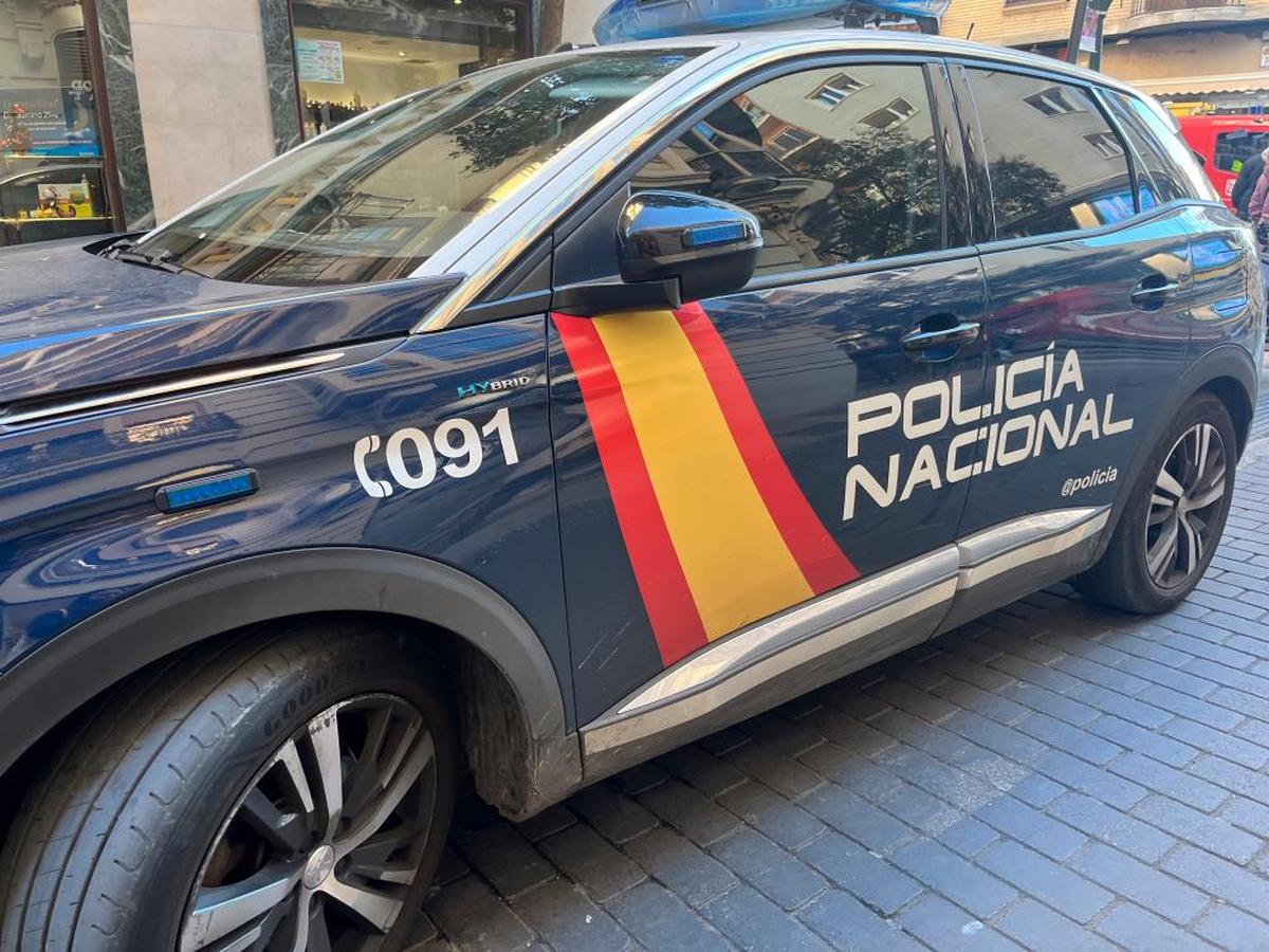 Una patrulla del Cuerpo Nacional de Policía.