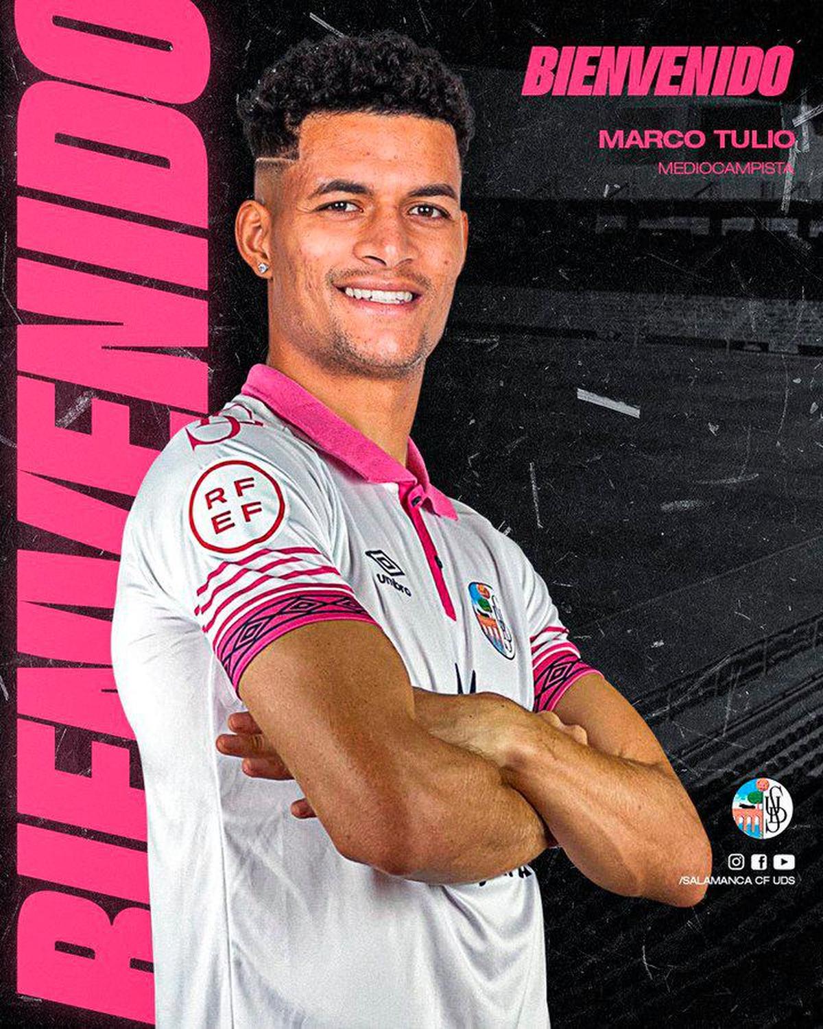 Marco Tulio, nuevo jugador del Salamanca UDS