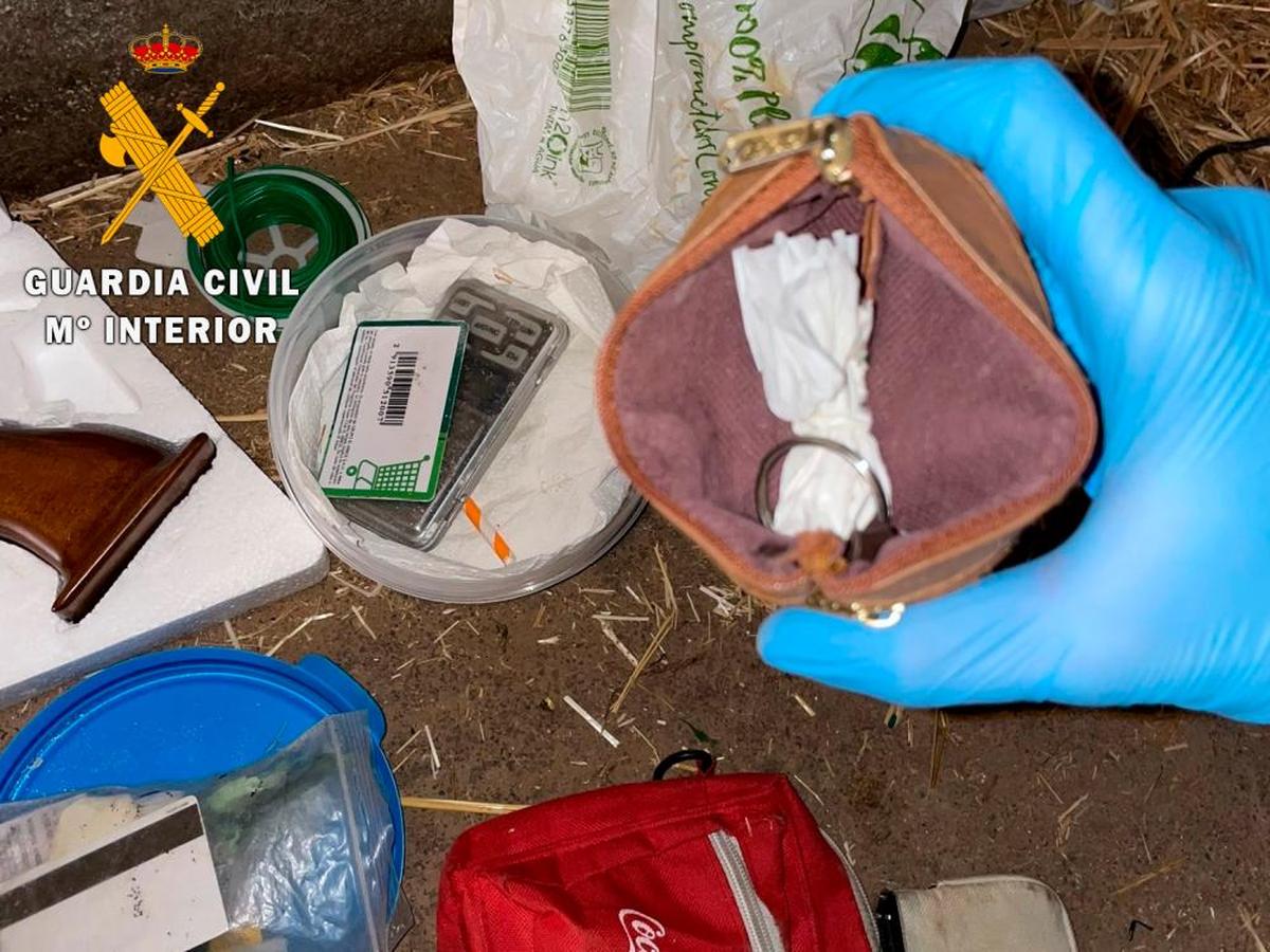 La cocaína encontrada por la Guardia Civil