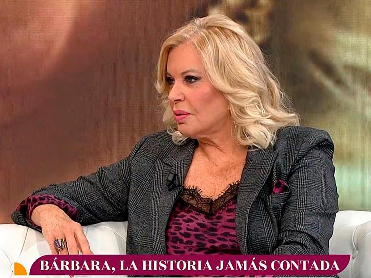 Bárbara Rey en el plató de ‘Y ahora Sonsoles’