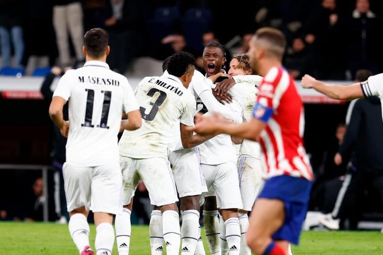 El Real Madrid remonta ante el Atlético para pasar a semifinales de Copa (3-1)