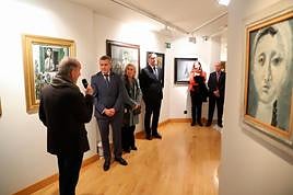 Un momento de la presentación de las actividades del centenario de Zacarías González