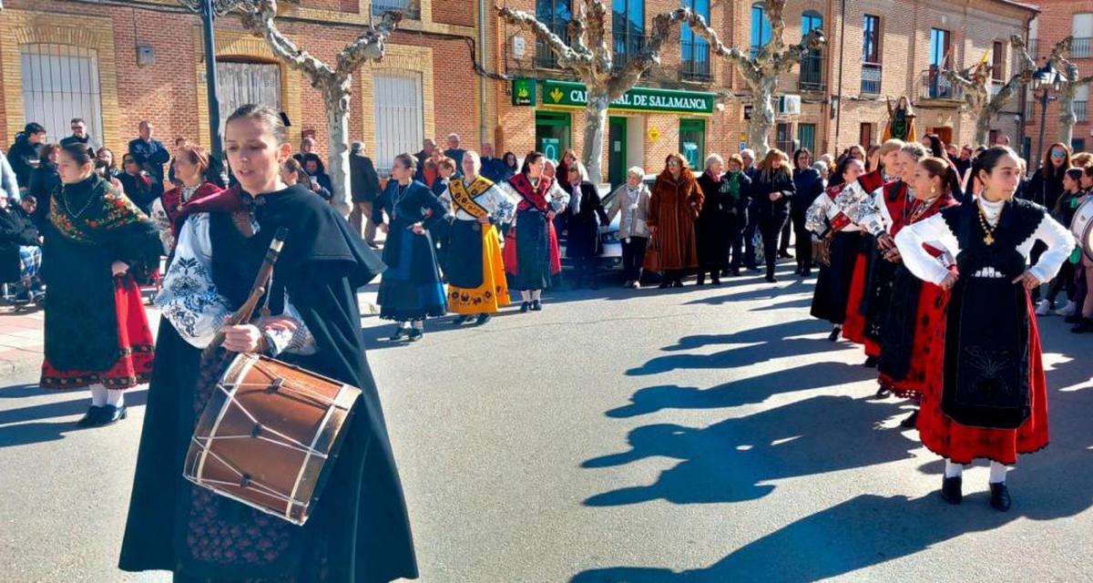 Celebración de Santa Águeda en Cantalapiedra | HOLGUERA