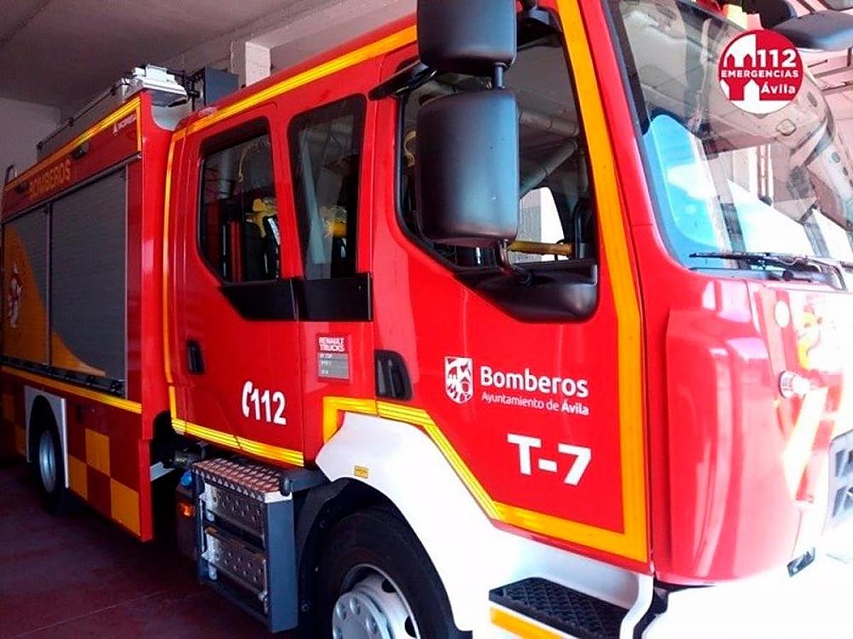 Un camión de Bomberos de Ávila.