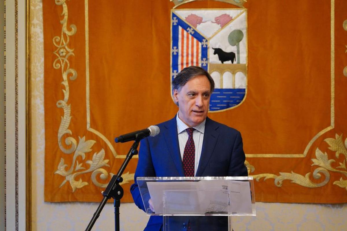 Carlos García Carbayo en el Ayuntamiento de Salamanca.