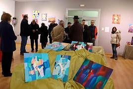 Las obras de Evaristo Muñoz han protagonizado dos exposiciones benéficas en Béjar y Salamanca. ARCHIVO