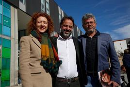 Ana Suárez, Fernando Castaño y Manuel Hernández.