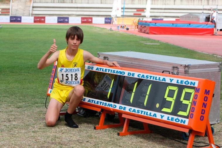 El día que Mario García Romo batió otro récord de España con 12 años