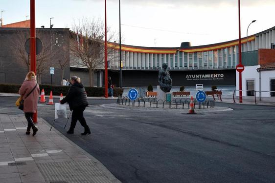 La calle Ricardo Marcos ha sido una de las vías en las que se han realizado los trabajos de pavimentación