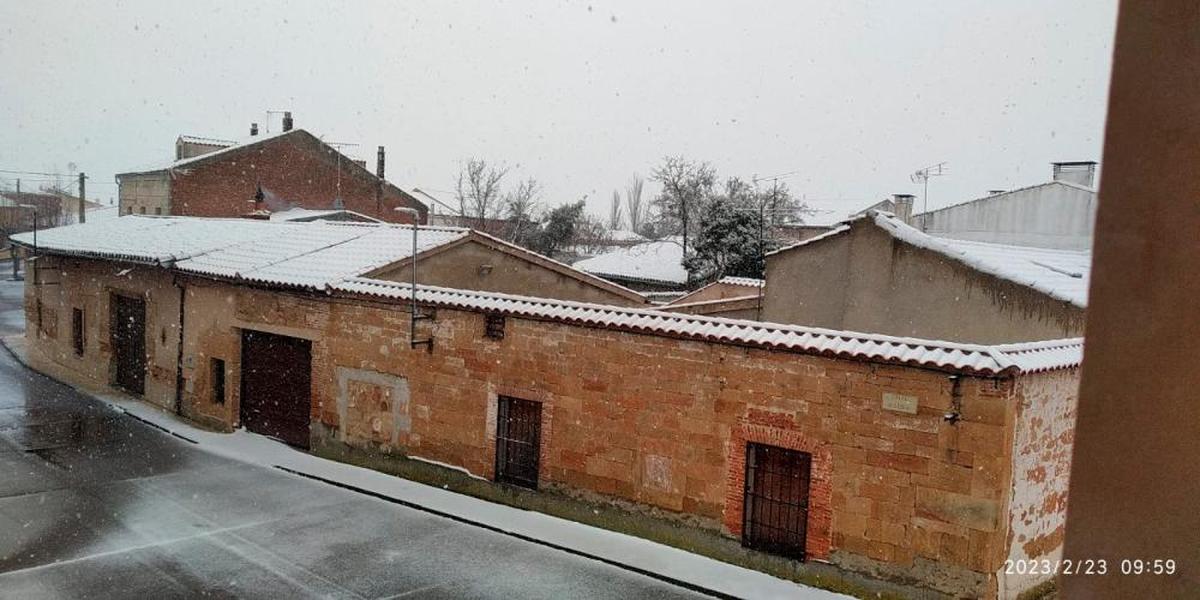 Nieve en La Vellés.