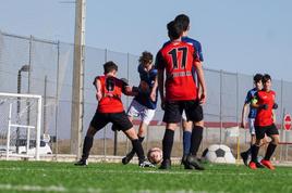 Las mejores imágenes de la decimoctava jornada del fútbol base de Salamanca