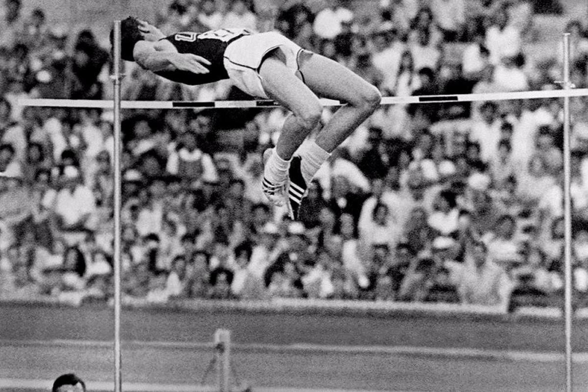 El exatleta estadounidense Dick Fosbury.