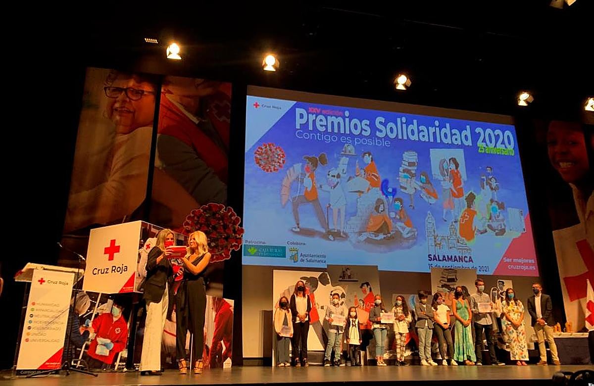 Gala de los Premios Solidaridad de Cruz Roja de 2020.