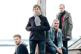 Pau Roca, José Marco, Jorge Martí y Marc Greenwood, integrantes del grupo La Habitación Roja.