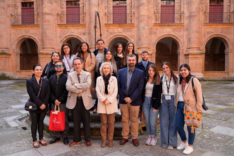 Estudiantes del V Programa de Liderazgo Iberoamericano de la Fundación Pablo VI visitan la Universidad Pontificia