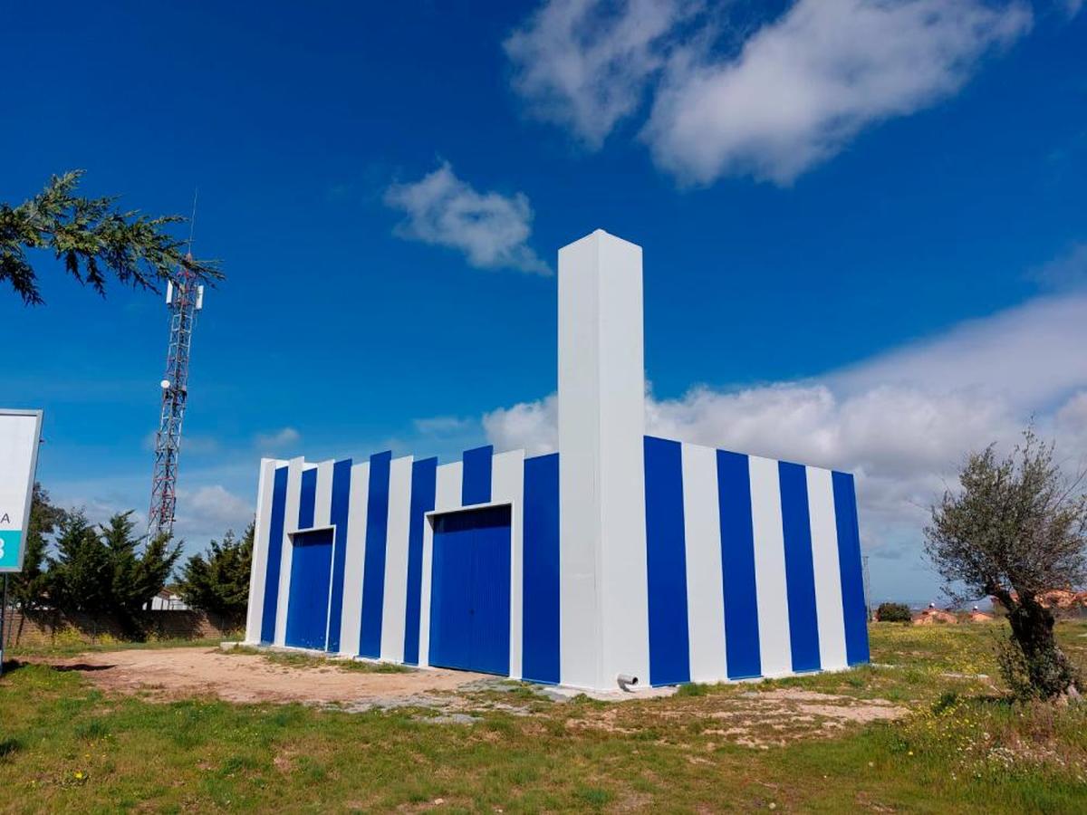 La nave multiusos en la urbanización Cuatro Calzadas.