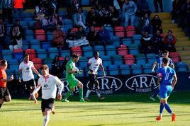 Villanueva tras parar el penalti