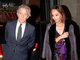 Alfonso Díez e Isabel Preysler en Madrid.