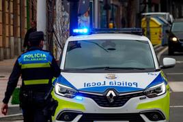 Un efectivo de la Policía Local de Salamanca.