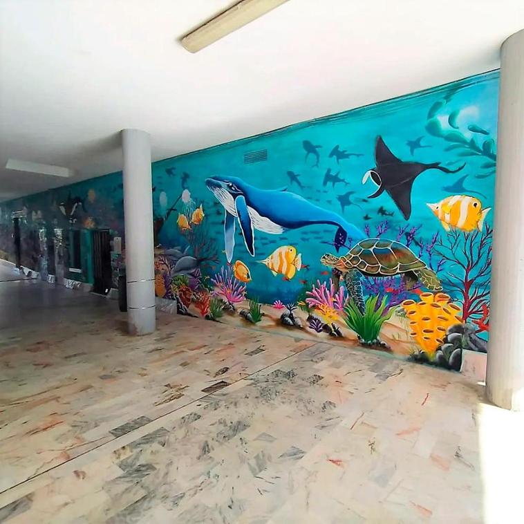 Santa Marta incluye el mural ‘Océano’ a su galería urbana