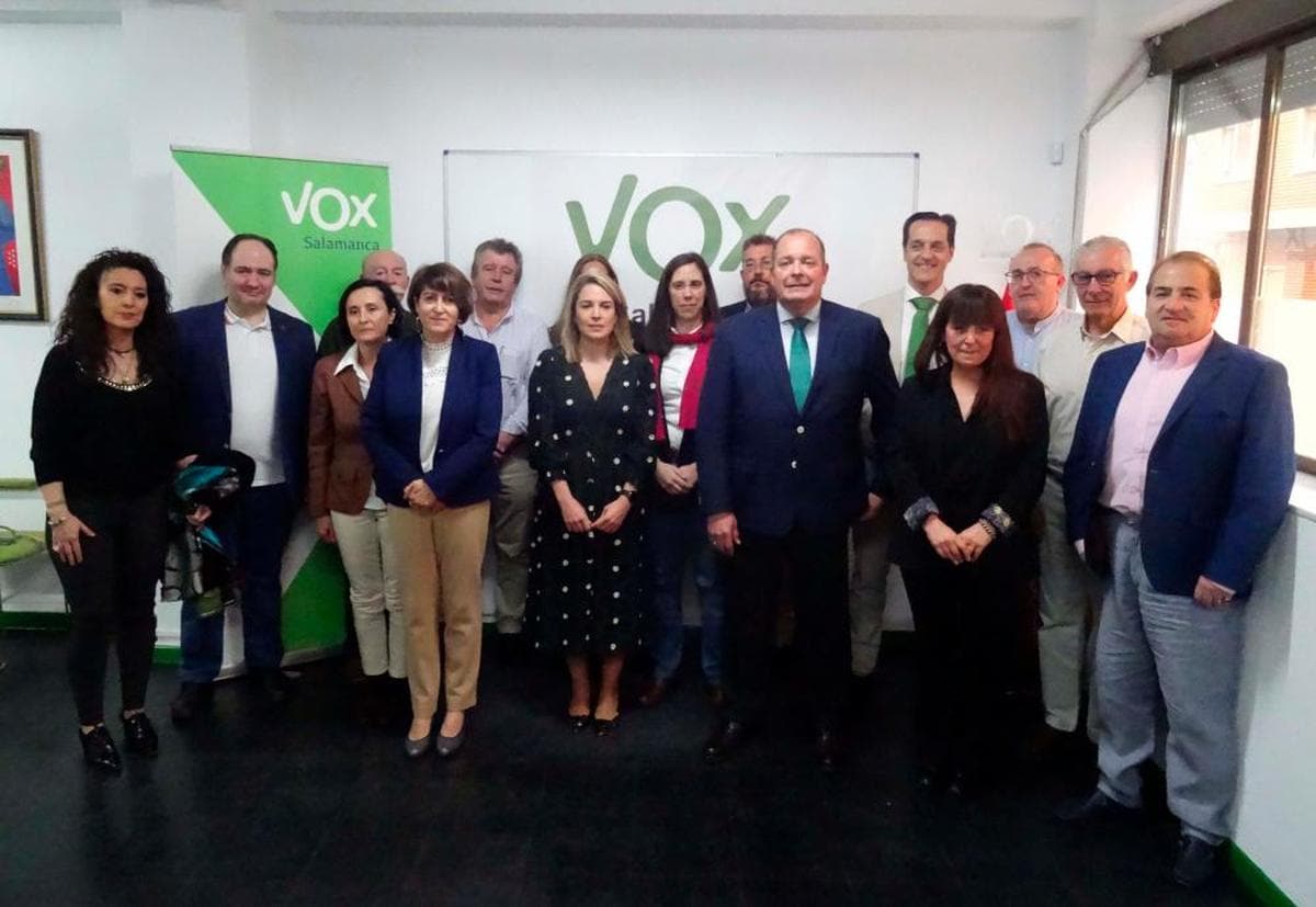 La candidatura de Vox Salamanca al Ayuntamiento