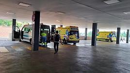 Recogida de un paciente de Urgencias