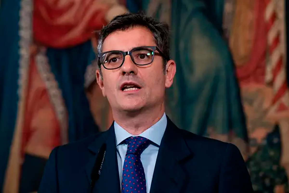 El ministro de la Presidencia, Relaciones con las Cortes y Memoria Democrática, Félix Bolaños.