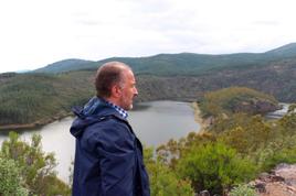 Meandro del Melero desde el Mirador de la Romerosa en Sotoserrano. (Sebastián Requejo, alcalde de Sotoserrano).