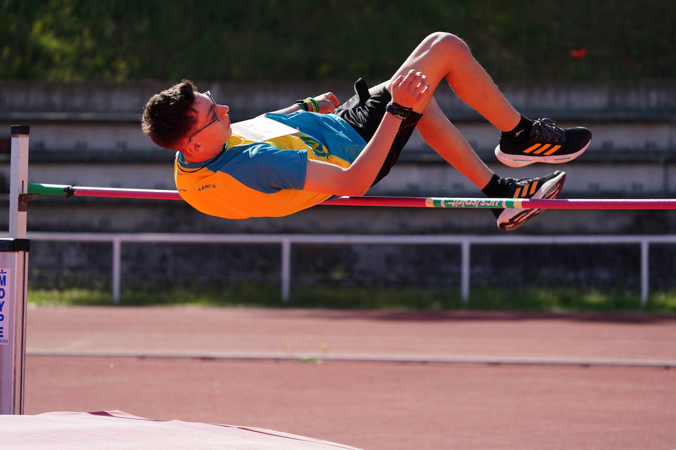 Finales de atletismo en pista de los juegos escolares