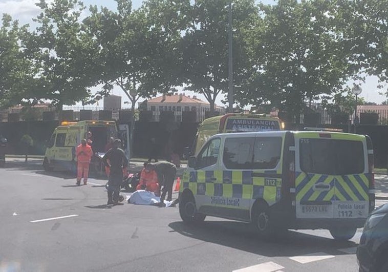 Tres motoristas heridos en accidentes en apenas 7 horas en Salamanca
