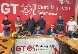 Un momento de la rueda de prensa