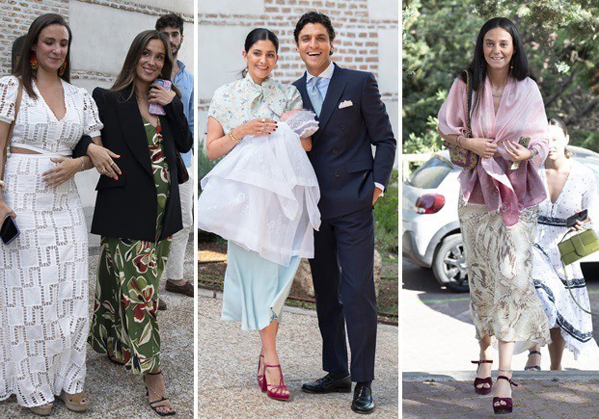 María y Marta Pombo, y Victoria Federica, entre las invitadas al bautizo de Federico, hijo de Tomás Páramo y María García de Jaime