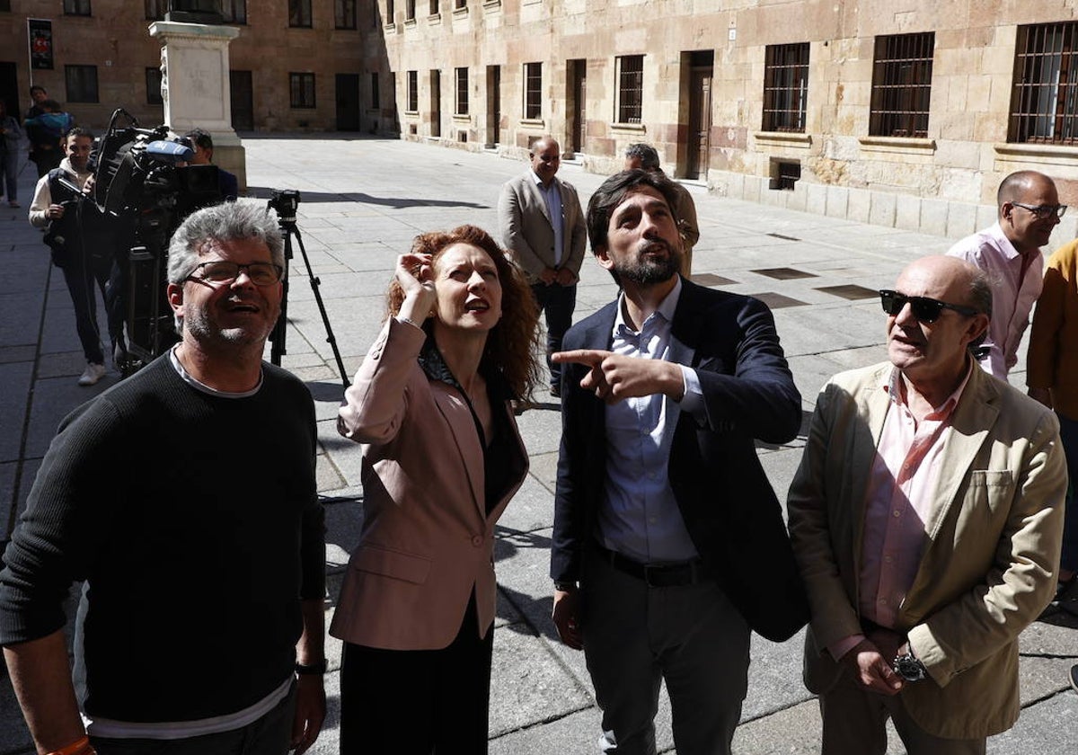 Manuel Hernández, Ana Suárez, Adrián Vázquez y Pedro García.