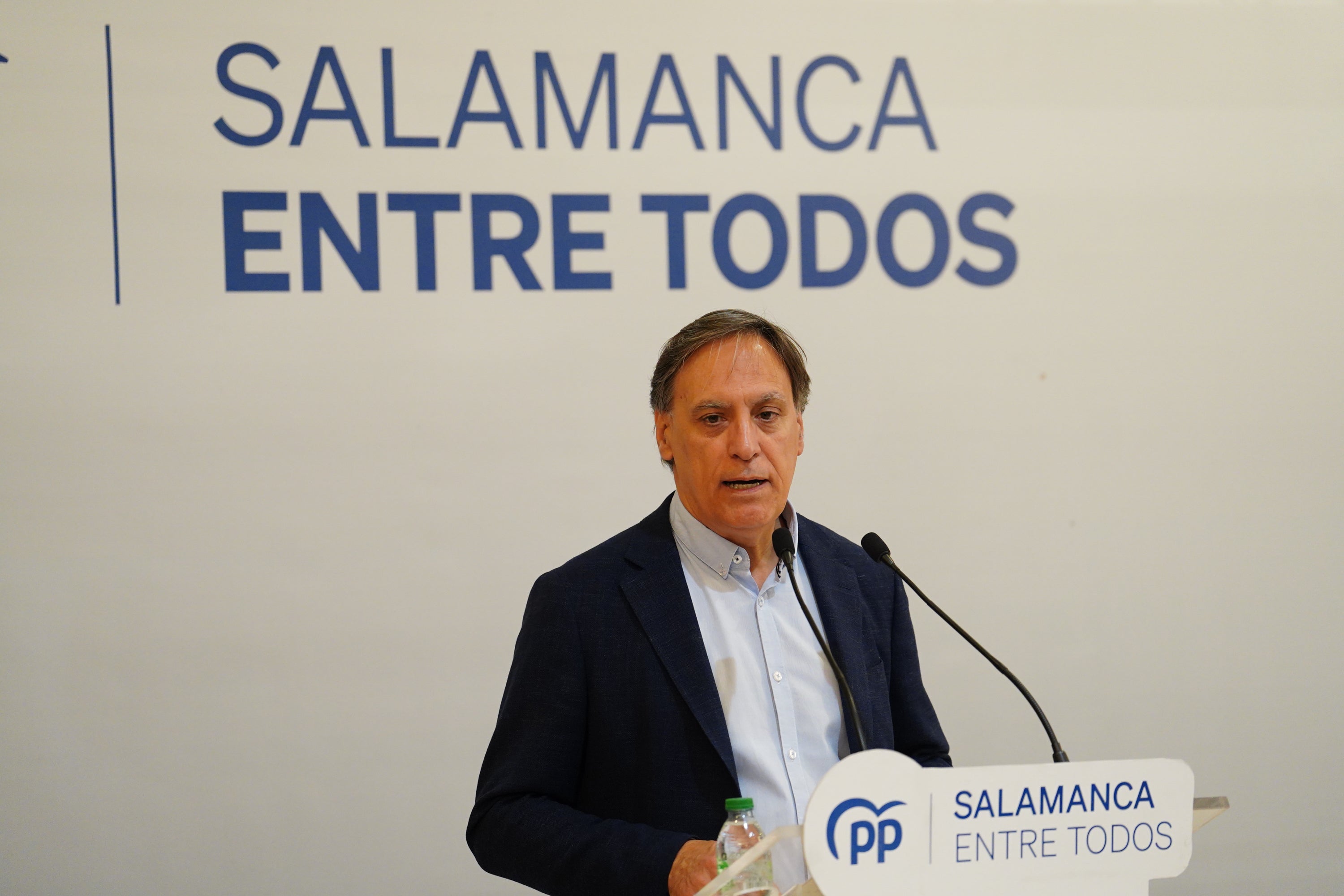 Carbayo, en una imagen del inicio de campaña.