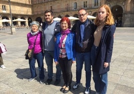 Lilith Verstrynge posa en la Plaza Mayor de Salamanca.