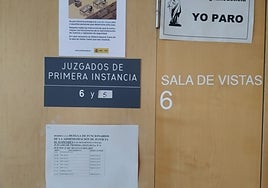 Nueva jornada de suspensiones en los tribunales
