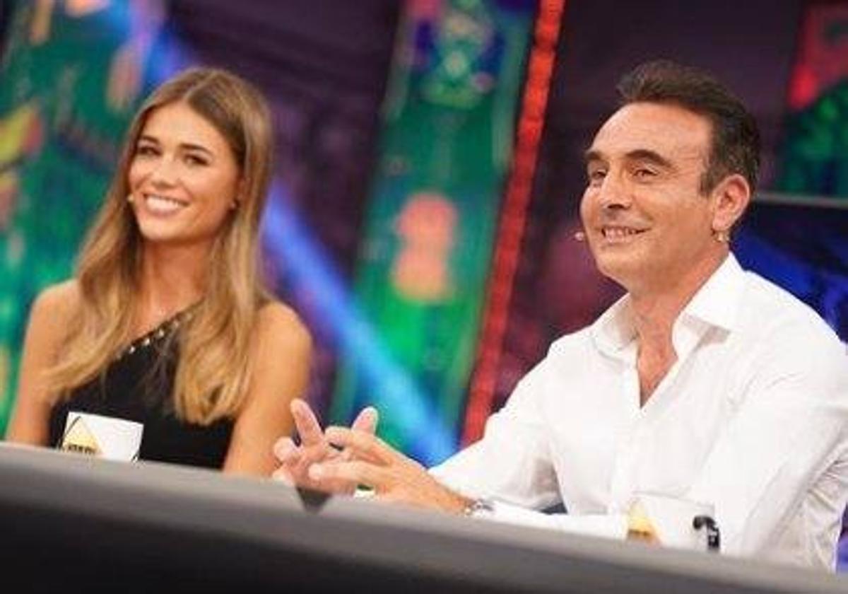 Ana Soria y Enrique Ponce durante su intervención en el Hormiguero.